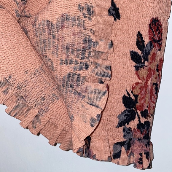 ZARA FLORAL KNIT SWEATER - Picture 9 of 11